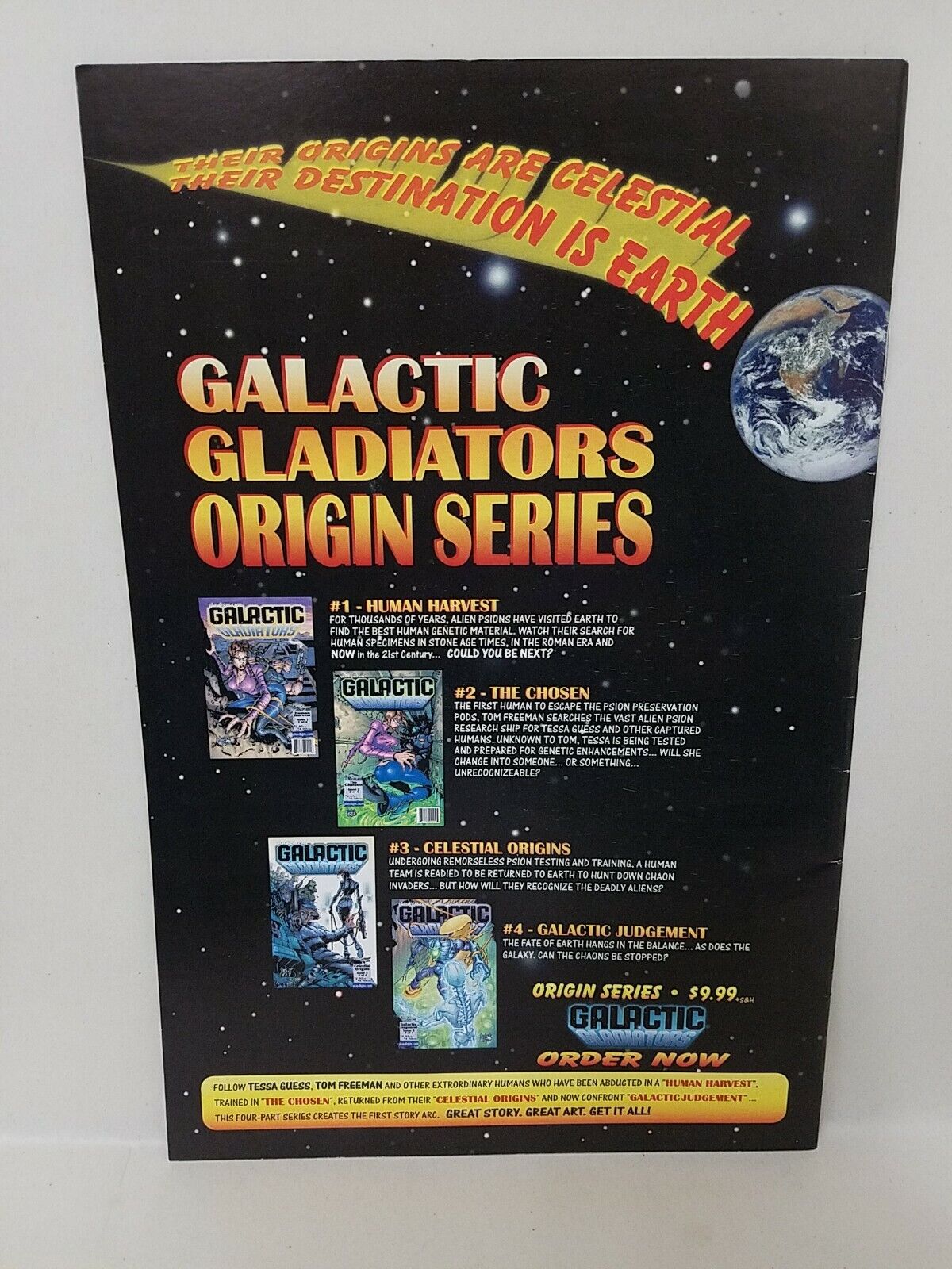 Galactic Gladiators (2000) Complete Comic Set #1 2 3 Scott Lee Sanford Tuey 