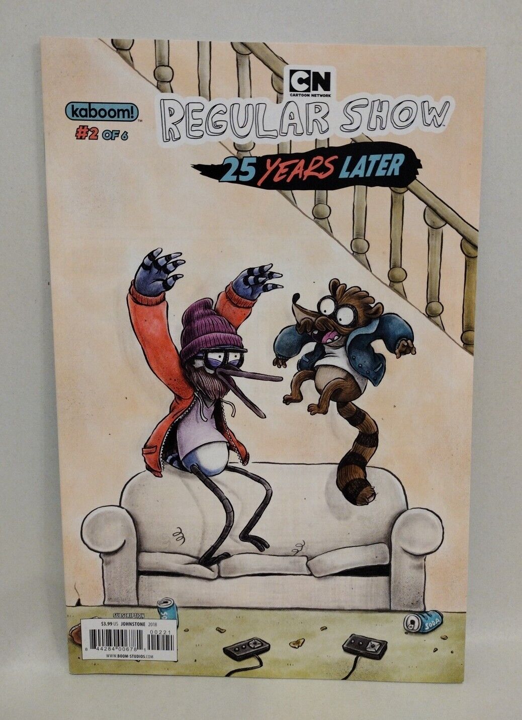 Regular Show 25 Years Later #2 (2018) Kaboom Cartoon Network Comic Johnstone Var