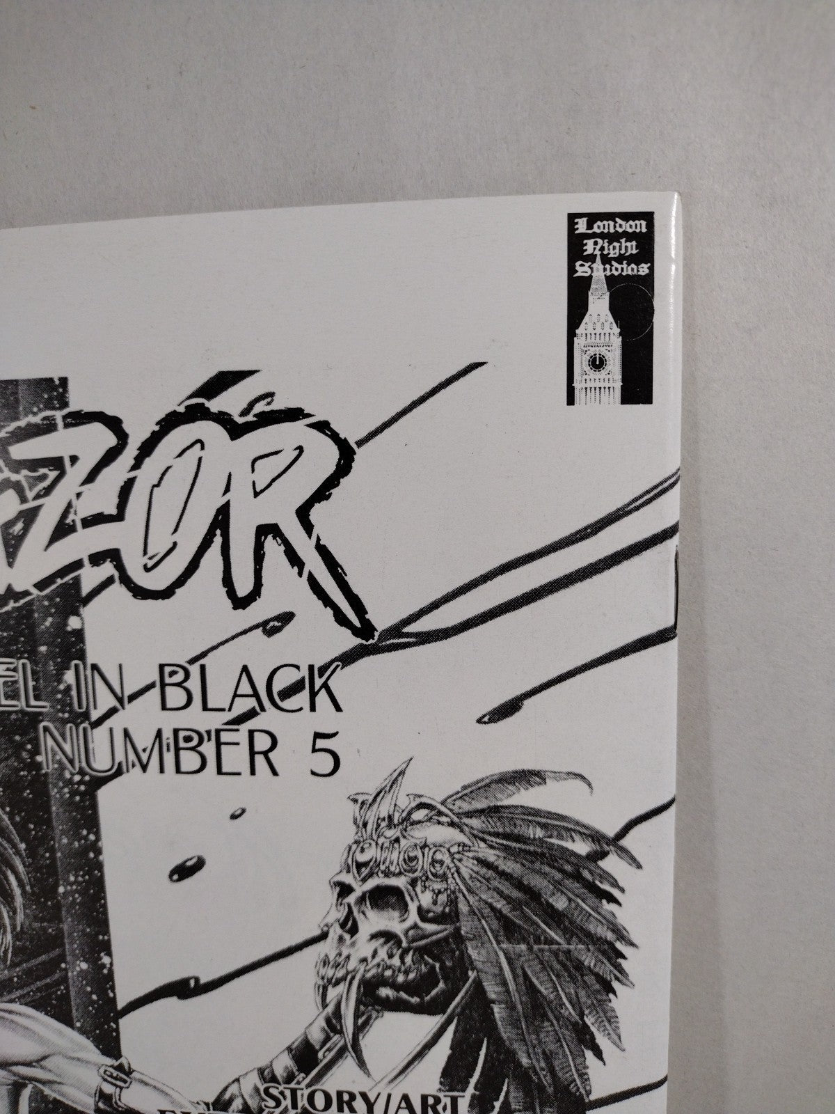 Razor #4 (1992) Fathom Press Tim Vigil Cover Art Everette Hartsoe VF