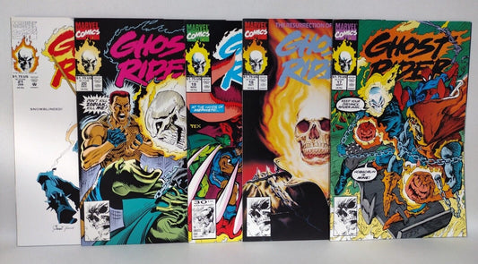 Ghost Rider (1990) Marvel Comic Set Lot #17 18 19 20 21 Mark Texeira VF-NM