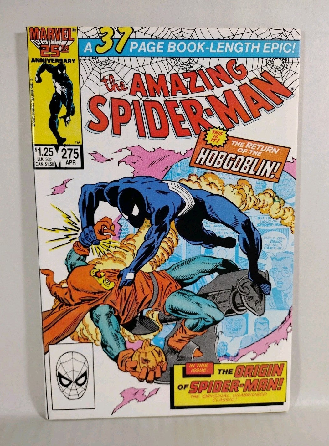 Amazing Spider-Man (1986) Marvel Comic Lot Set #275 276 Hobgoblin VF