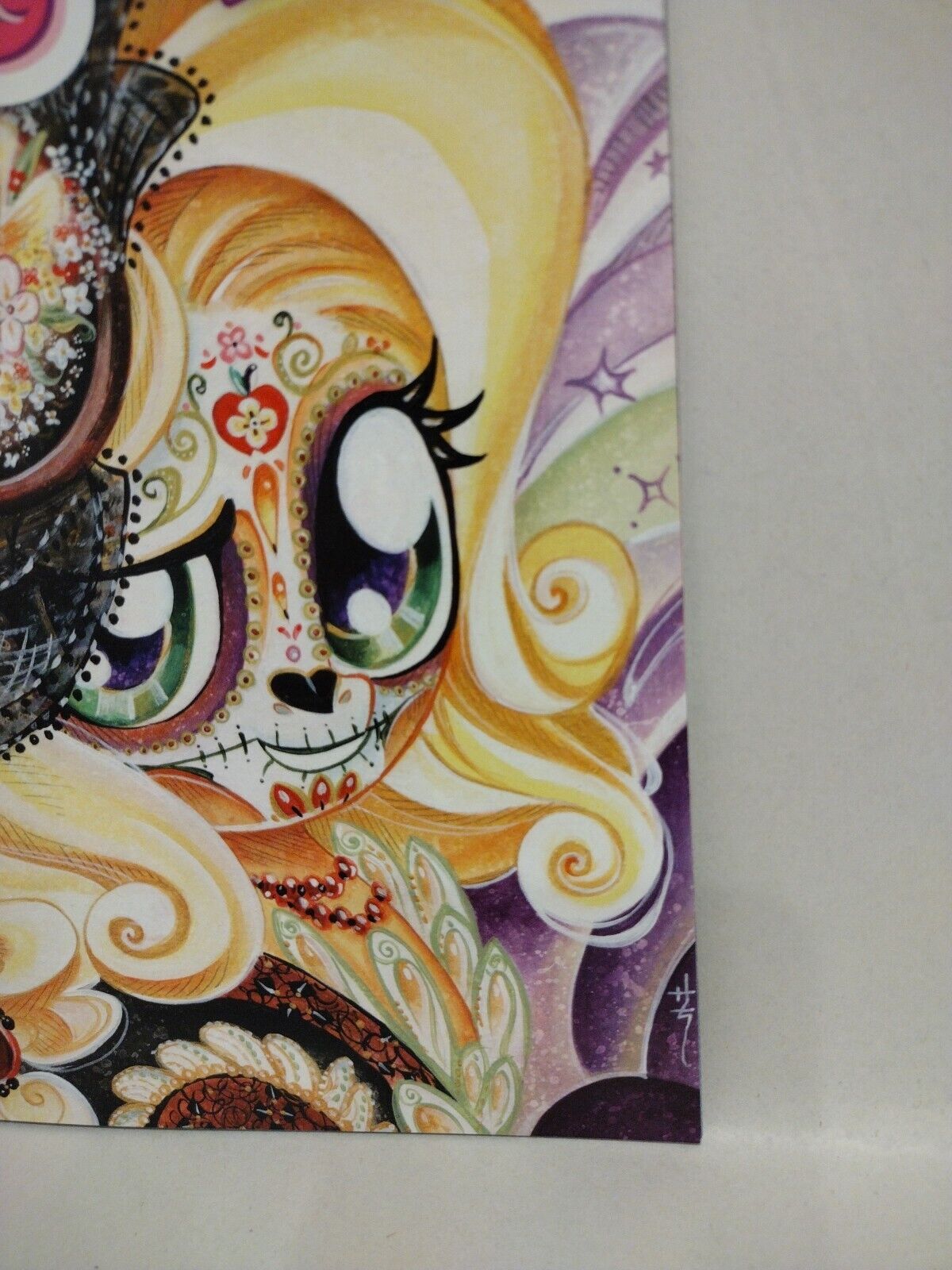 My Little Pony Fiendship Is Magic #5 Apple Jack Sugar Skull Chrysalis Variant NM