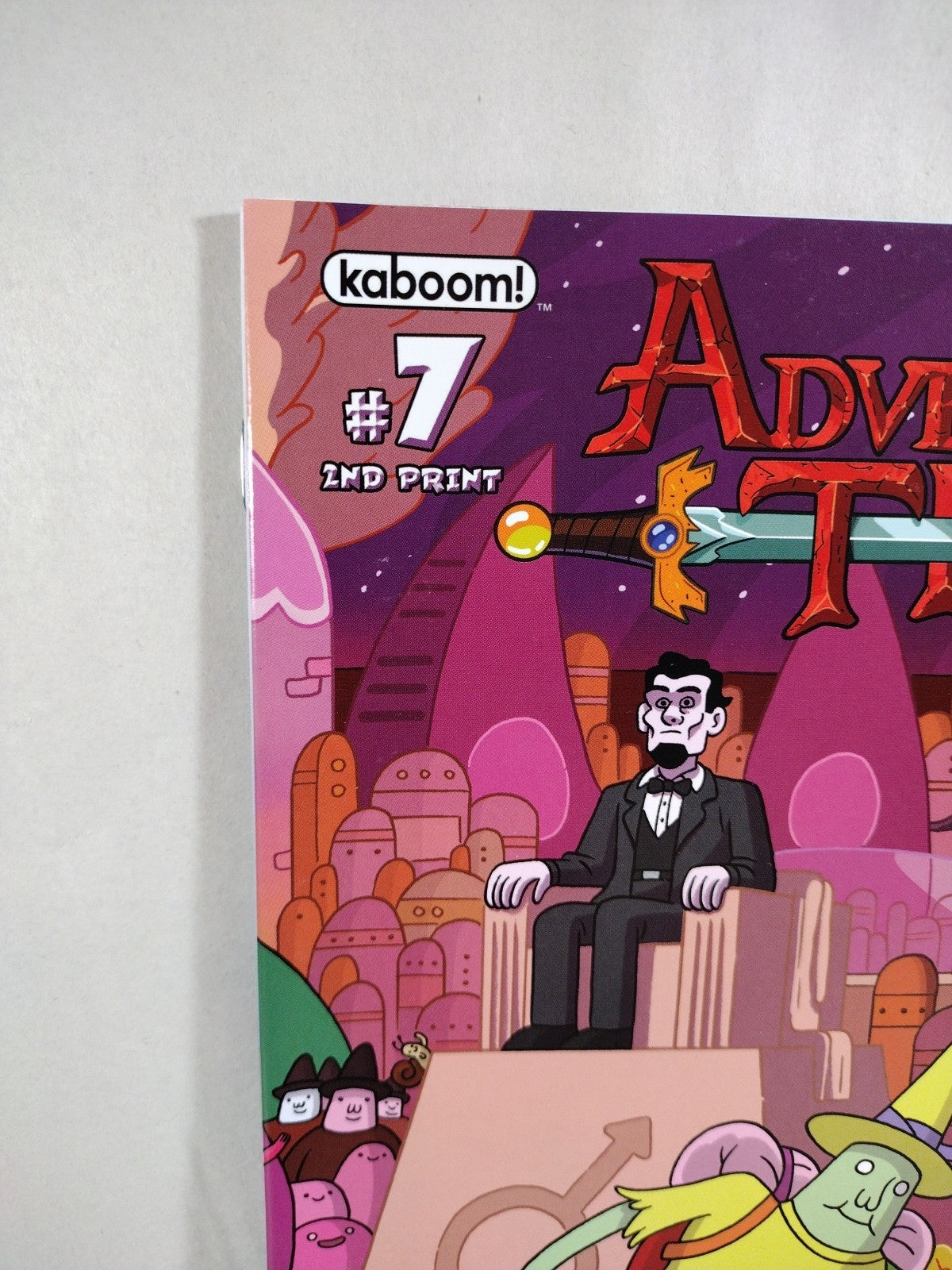Adventure Time #7 (2014) Boom Comic Chris Houghton 2nd Print Variant Cover NM