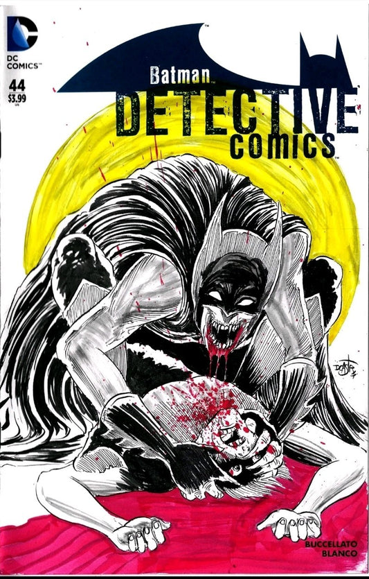 Batman Detective Comics #44 (2015) DC Sketch Cover Variant W Original DCastr Art
