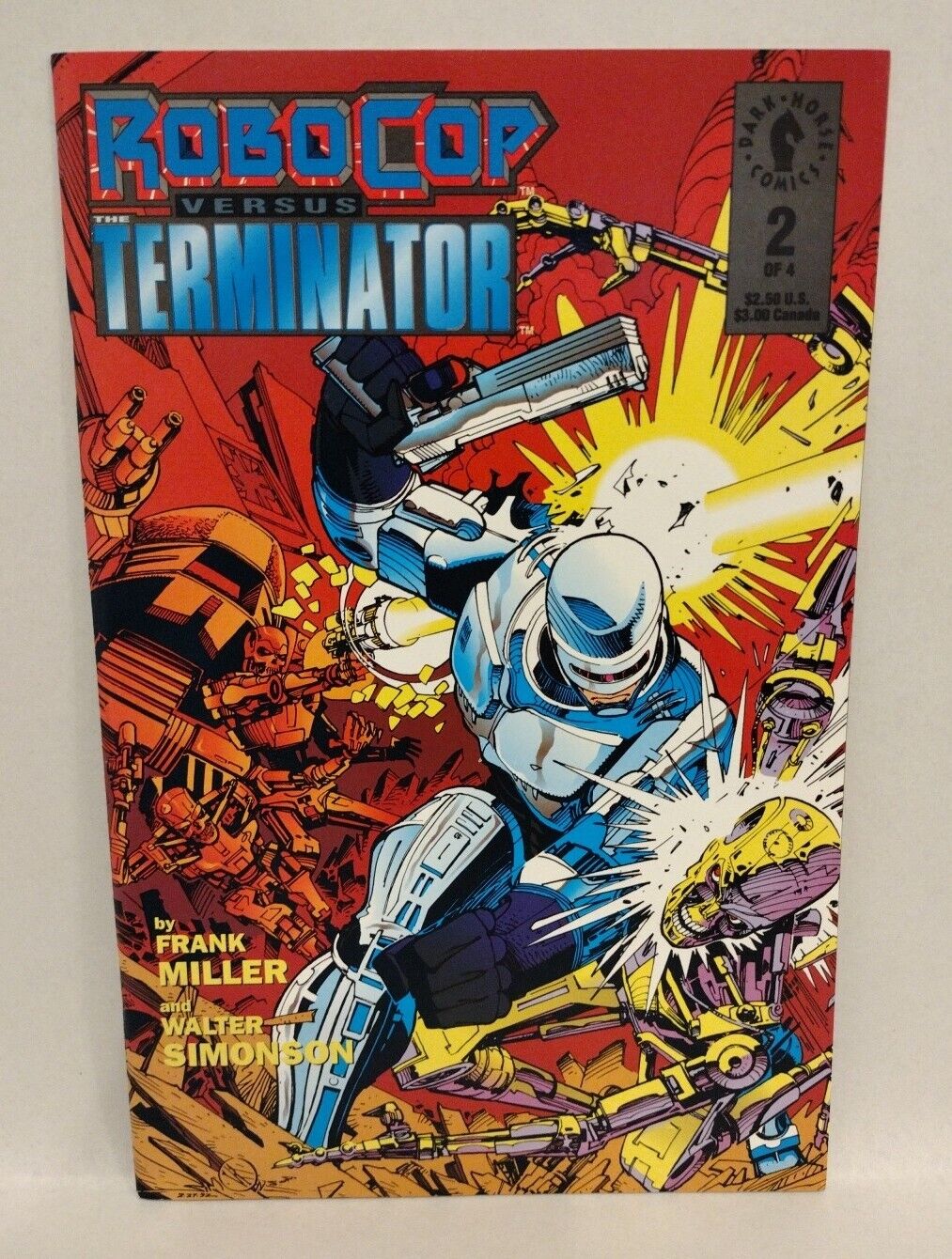 ROBOCOP vs TERMINATOR (1992) Dark Horse Comic Lot Set 1 2 3 Miller Simonson 