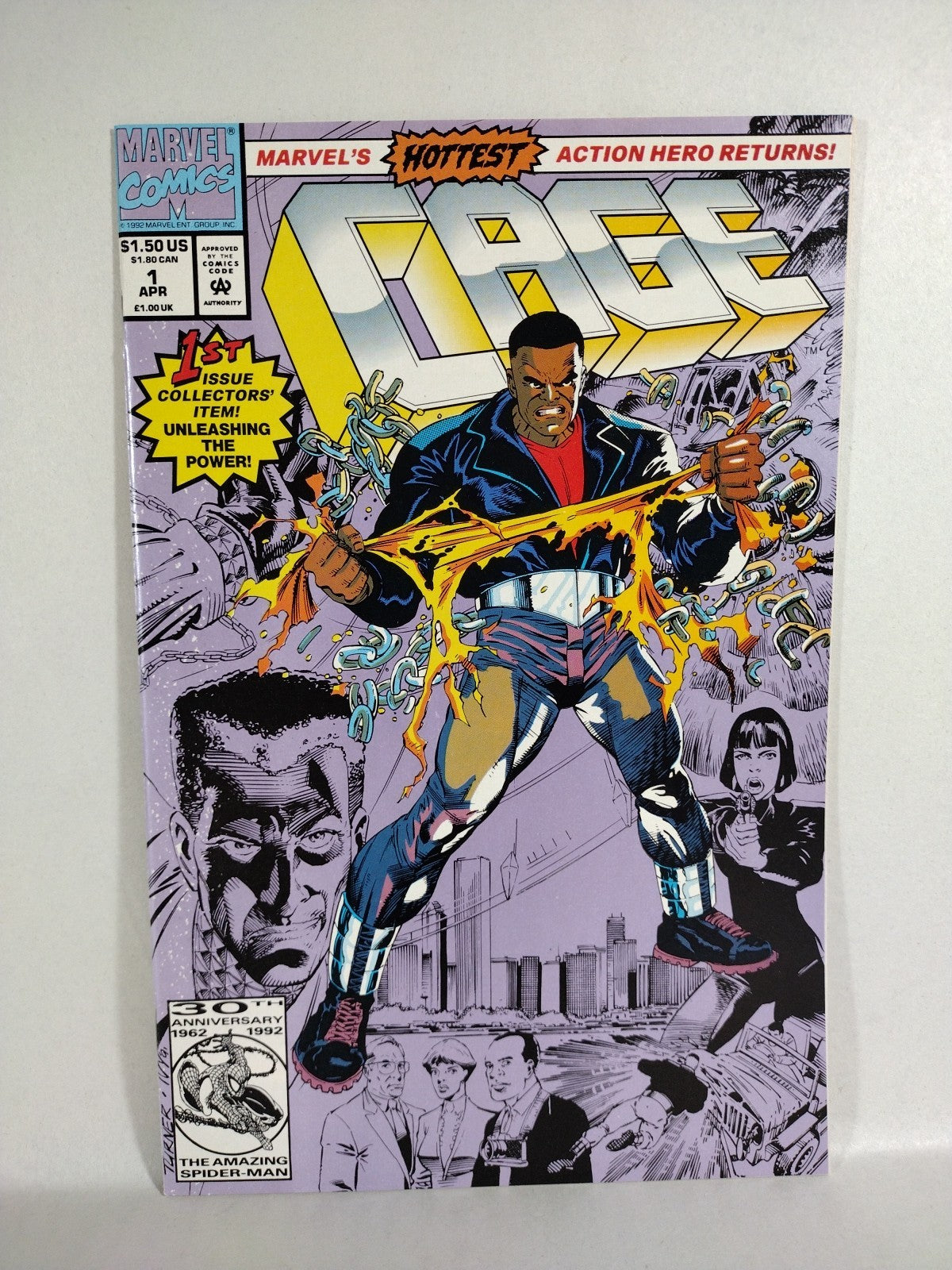 Cage (1992) Marvel Comic Lot Set #1 3 4 5 6 7 8 Evil And The Cure Pt 1-4 VF-NM