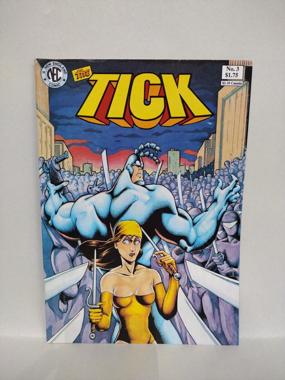 The Tick #3 (1988) NEC Comic 1st Print W Mini Comic Insert VF