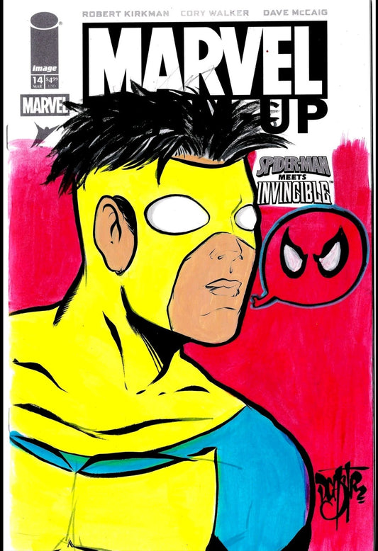 Marvel Team-Up #14 (2026) Image Comic Sketch Cover W Original Dave Castr Art