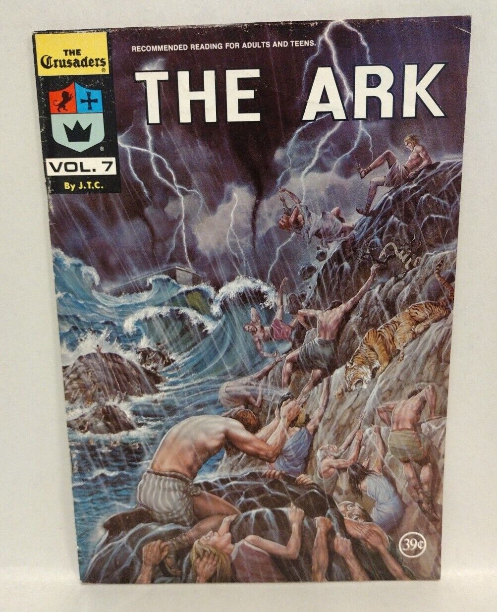 The Crusaders (1976) #6 Primal Man 7 The Ark Chick Publications Comic Lot 1st Pr