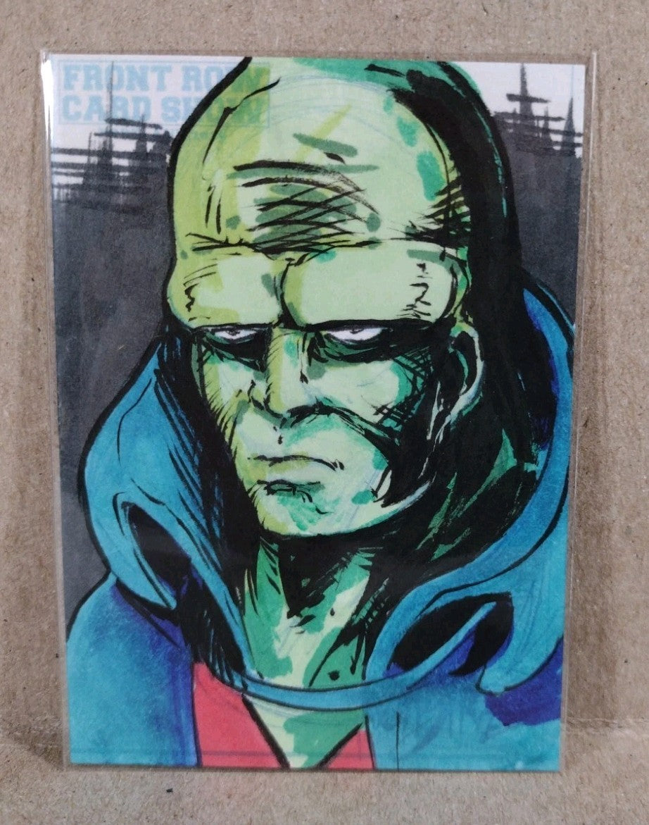 DCastr 2025 Front Row Show Exclusive Sketch Card W Original Martian Manhunter Ar