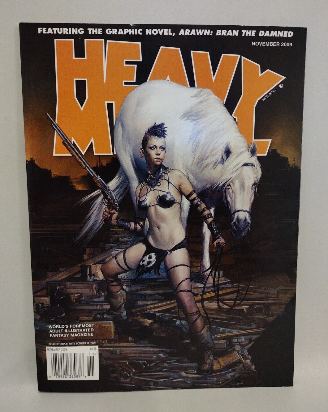 HEAVY METAL Magazine (Nov, 2009) Colt The Outlander Boris Vallejo New 