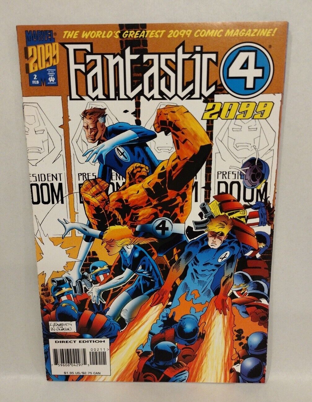 Fantastic Four 2099 (1996) Marvel Comic Lot #2 3 4 5 Spider-Man VF-NM