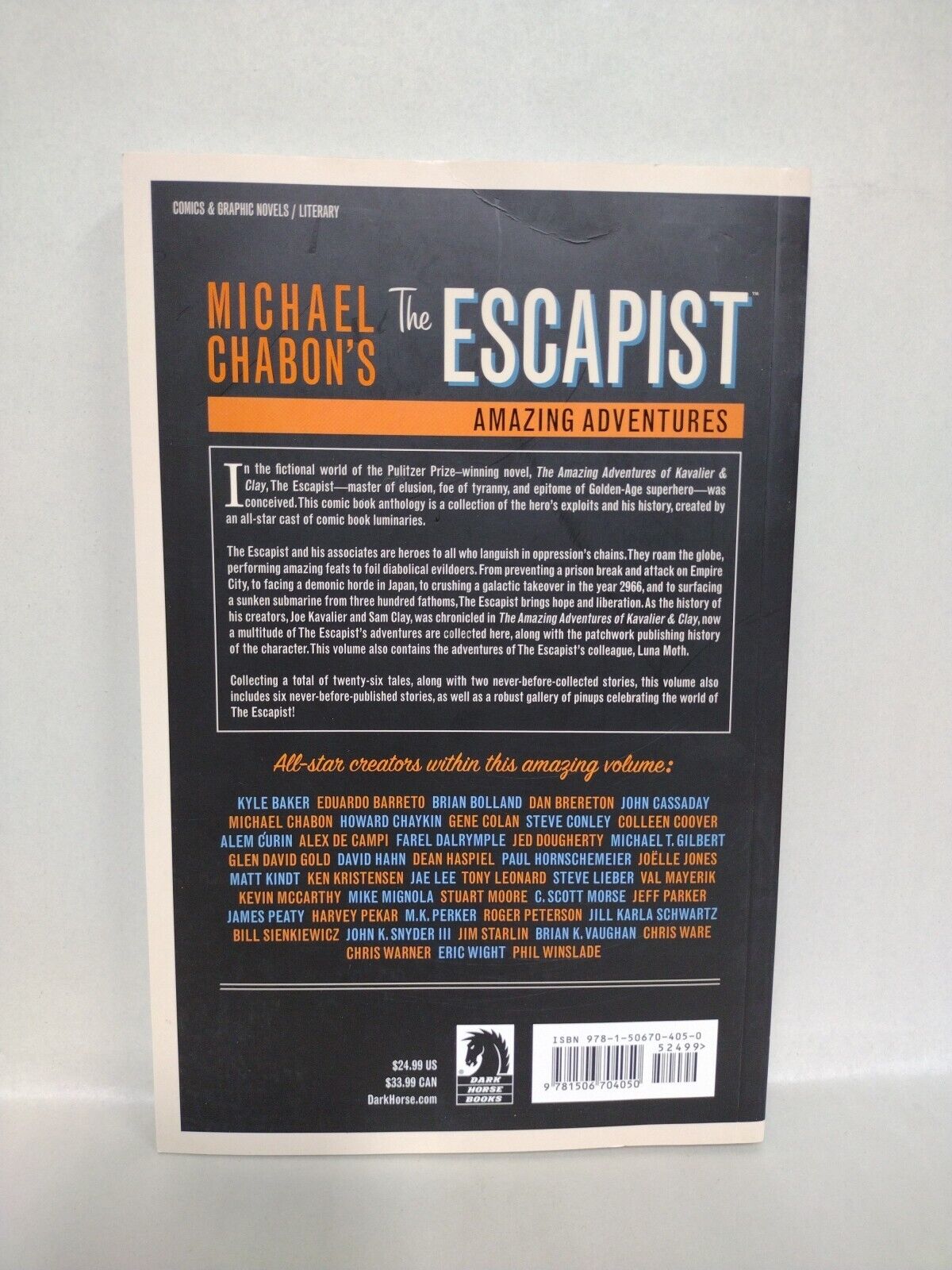 Michael Chabon's The Escapist Amazing Adventures (2018) Dark Horse TPB SC