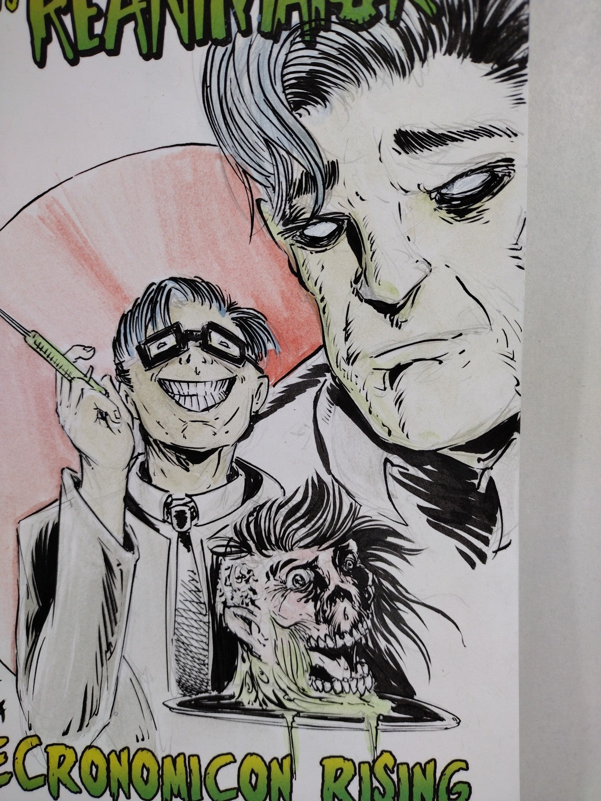 Army Of Darkness Vs Reanimator #1 (2022) Sketch Cover Variant W Original Art