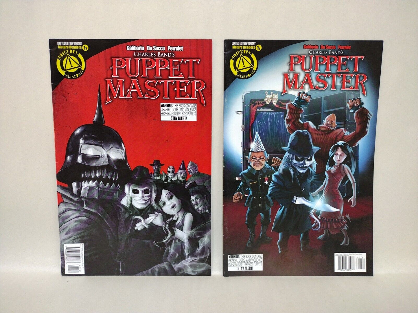 Puppet Master 1 (2015) Full Moon Features Comic Silva & Lost Boys Variant Set 