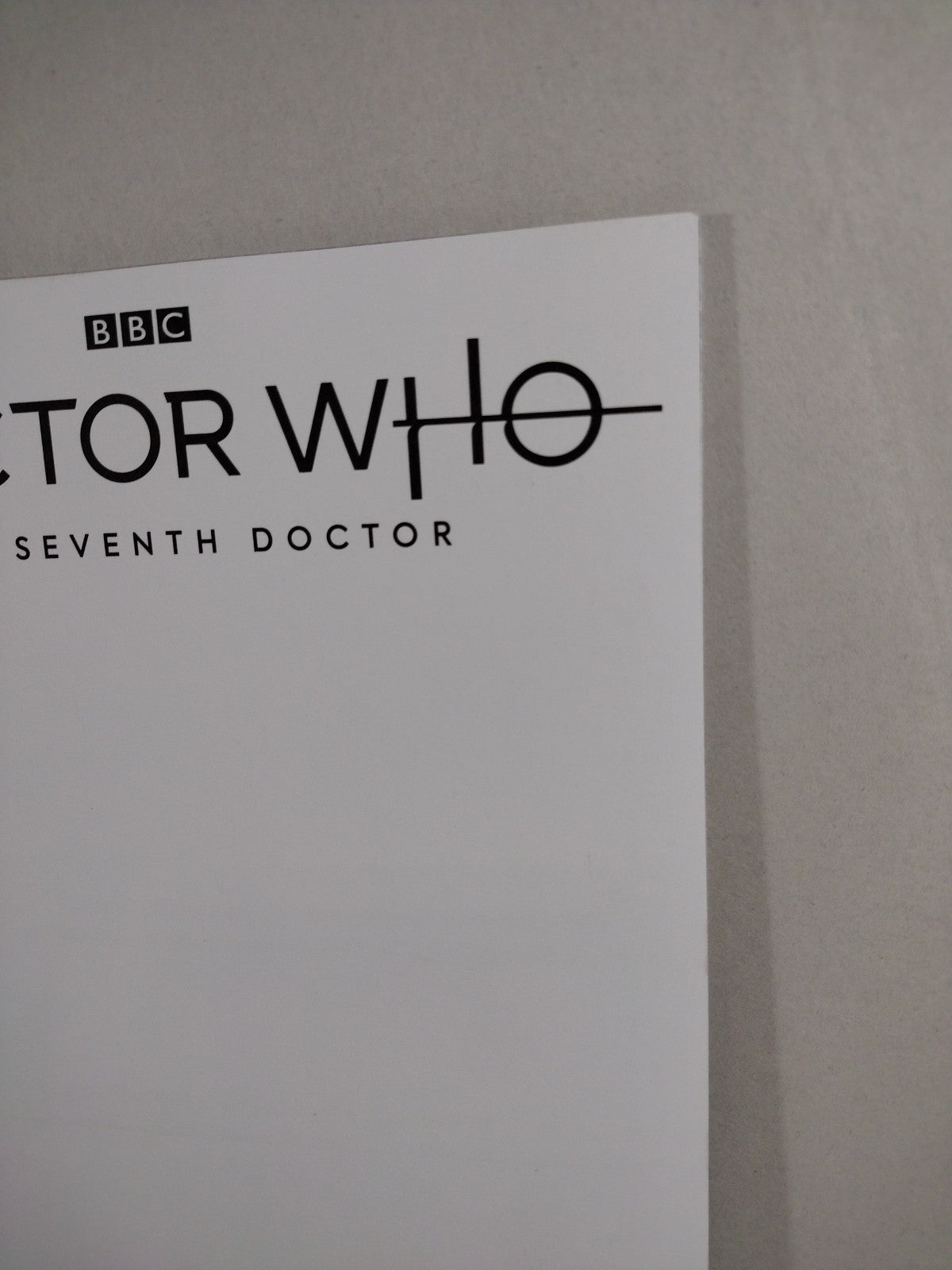 Doctor Who The Seventh Doctor #1 (2018) Titan Blank Sketch Variant Cvr Comic NM
