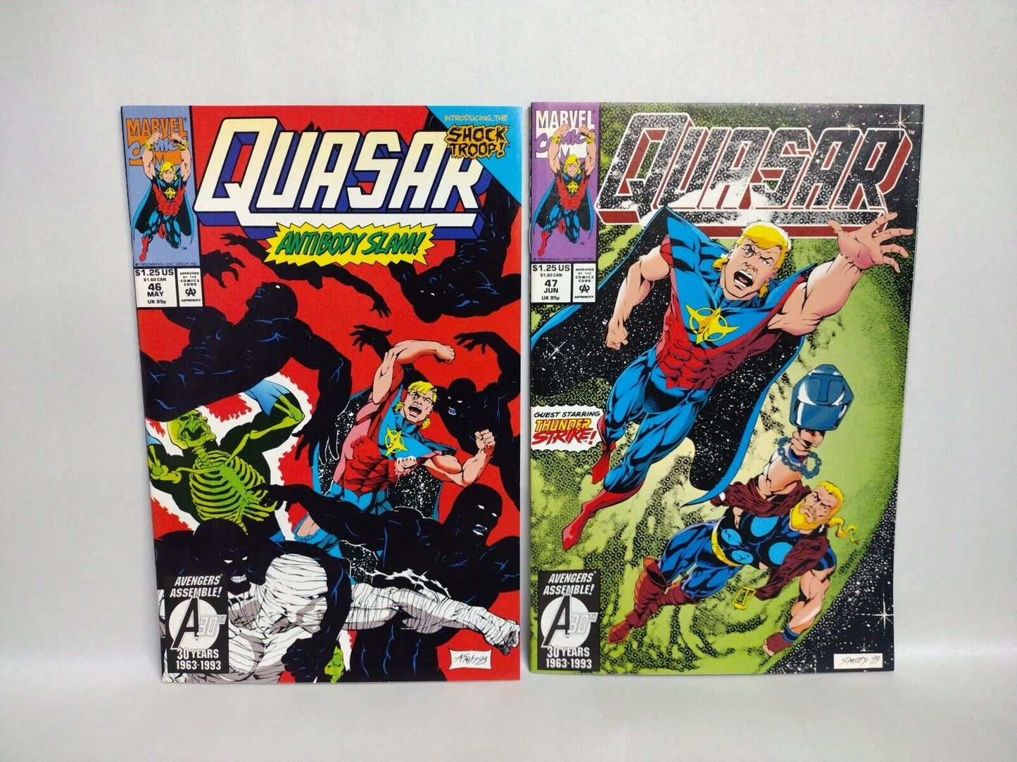 Quasar (1993) Marvel Comic Lot Set #44 45 46 47 48 49 50 51 51 NM 