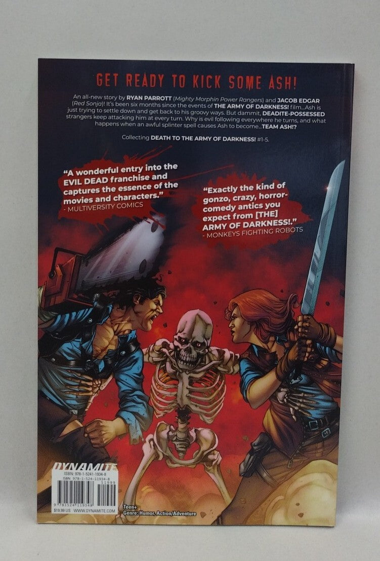 Death to the Army of Darkness (2021) Dynamite Comics TPB Ryan Parrott New 