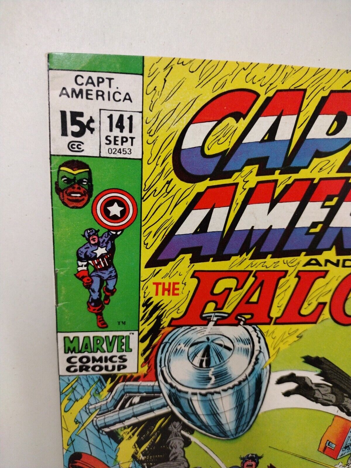 Captain America & Falcon #141 (1971) Marvel Comic John Romita Art Stan Lee 