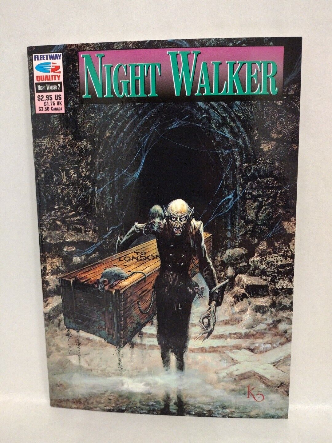 Night Walker Journal Luke Kirby Complete SQP Comic 1 2 3 Set Nosferatu Vampire