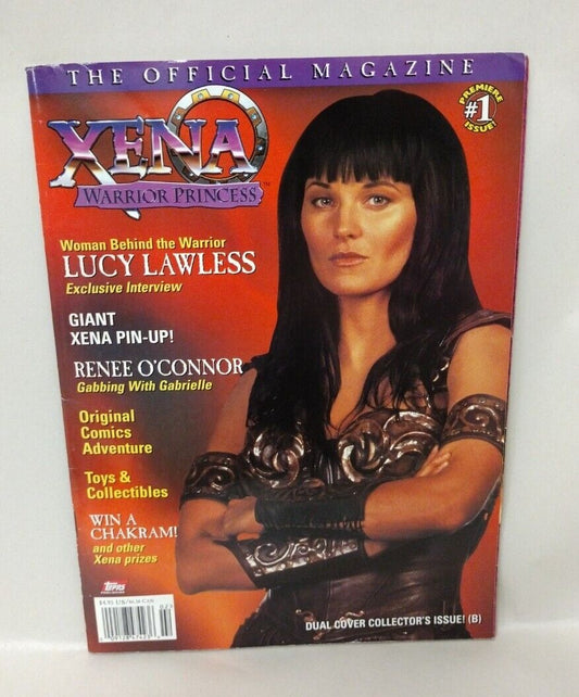 Xena Warrior Princess (1997) #1 Topps Magazine Unread W Poster Cover B Variant