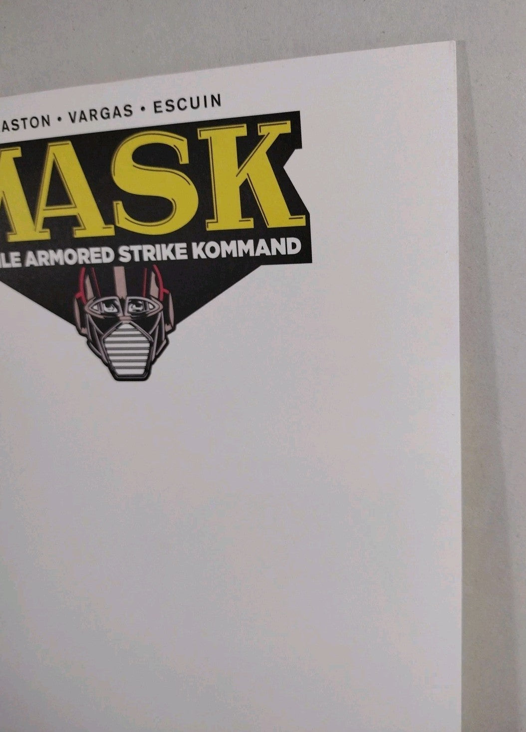 Mask 1 (2016) Mobil Armored Strike Kommand IDW Blank Sketch Var Cvr Comic New NM