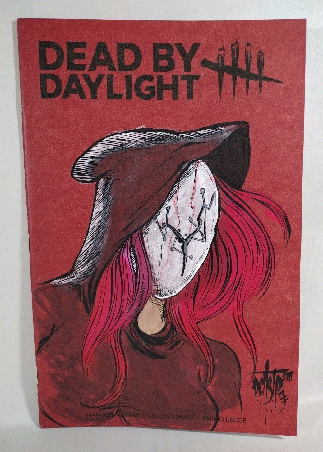Dead By Daylight 1 (2023) Titan Comic Sketch Variant Cover W Original DCastr Art