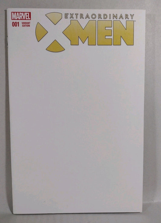 Extraordinary X-Men #1 (2016) Marvel Comic Blank Sketch Variant Cover VF-NM