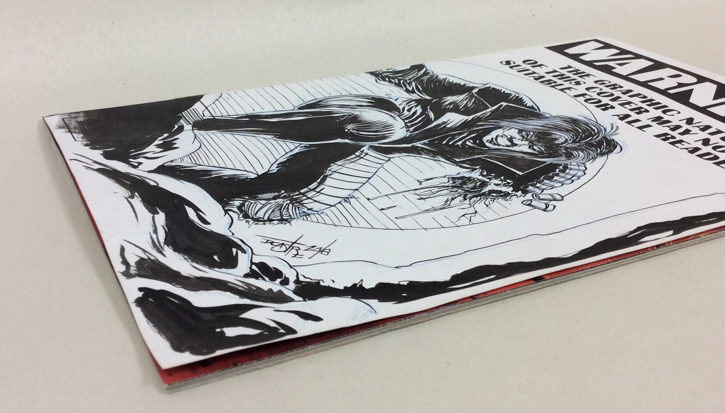 Eternal Warrior 35 (1995) Valiant Sketch Cvr Variant Comic W Original Art DCastr