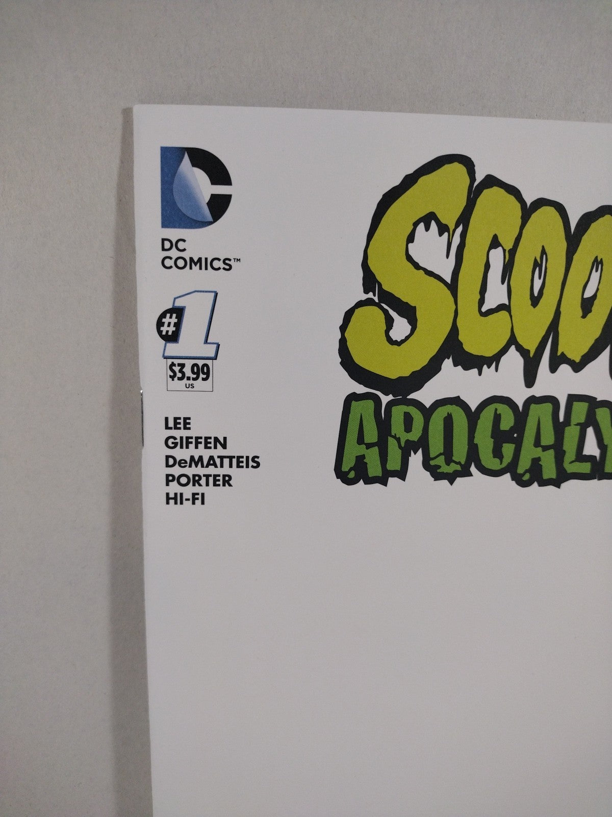 Scooby Doo Apocalypse #1 (2016) DC Comic Blank Sketch Variant Cover New NM