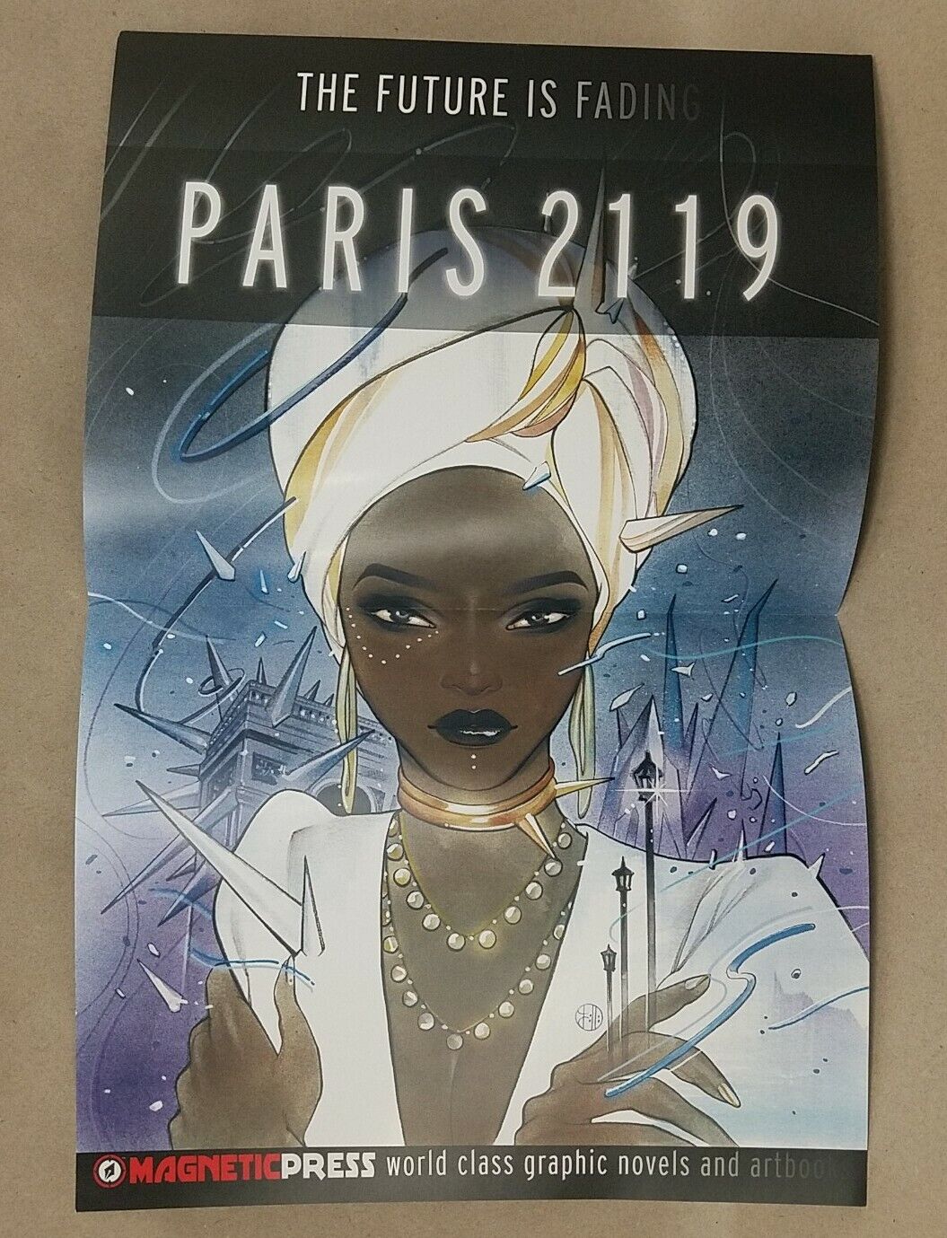 Paris 2119 (2019) HC Peach Momoko Variant Magnetic Press New w Signed Plate