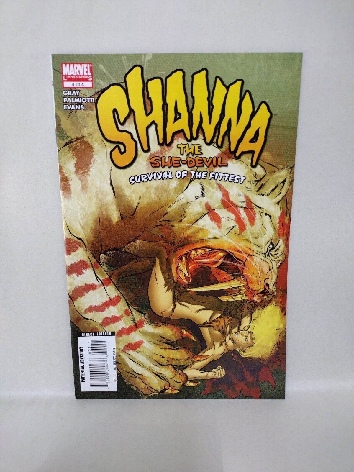 Shanna She Devil Survival of the Fittest Complete 2007 Marvel Comic Set 1 2 3 4 