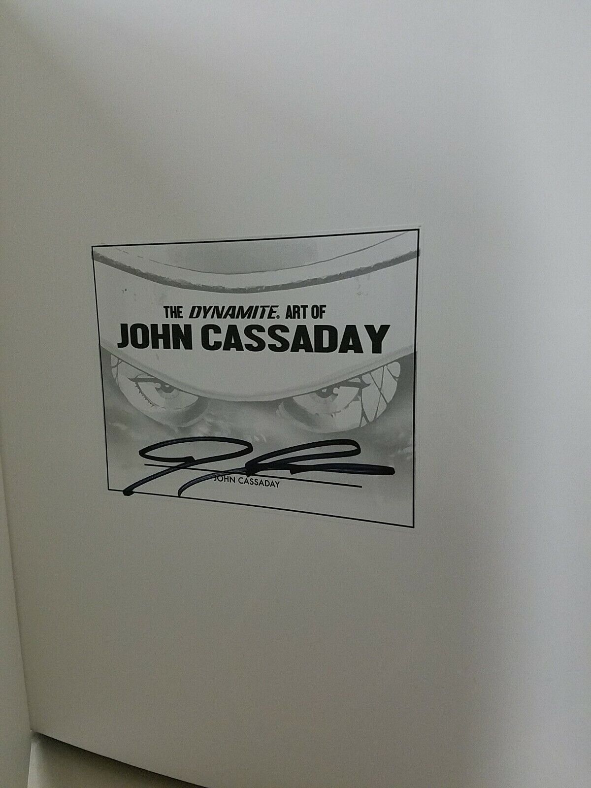 Dynamite Art Of John Cassaday (2020) HC Signed Edition Zorro Lone Ranger