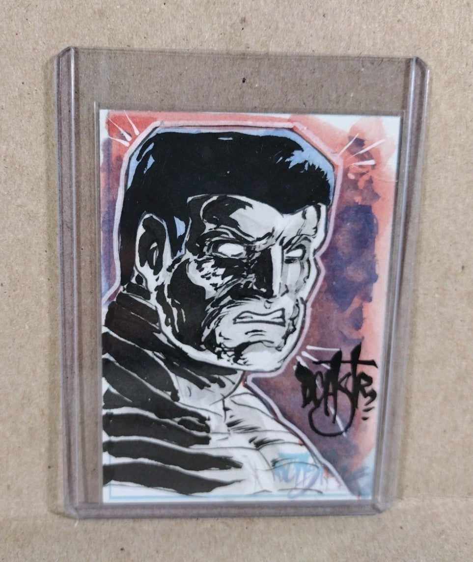 Dave Castr Crusin (2025) OAC Sketch Card W Original Marvel Colossus Art 