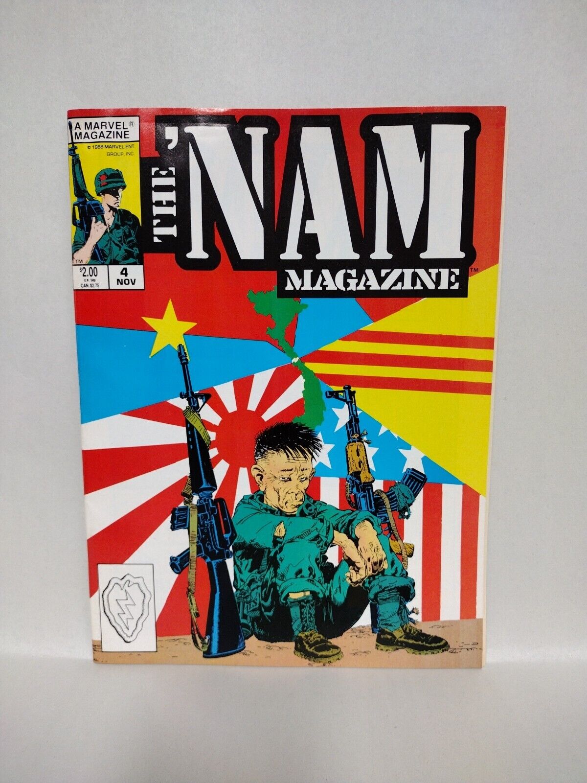 The NAM Magazine (1988) Marvel Comic Lot Set #1 2 3 4 5 Michael Golden FN