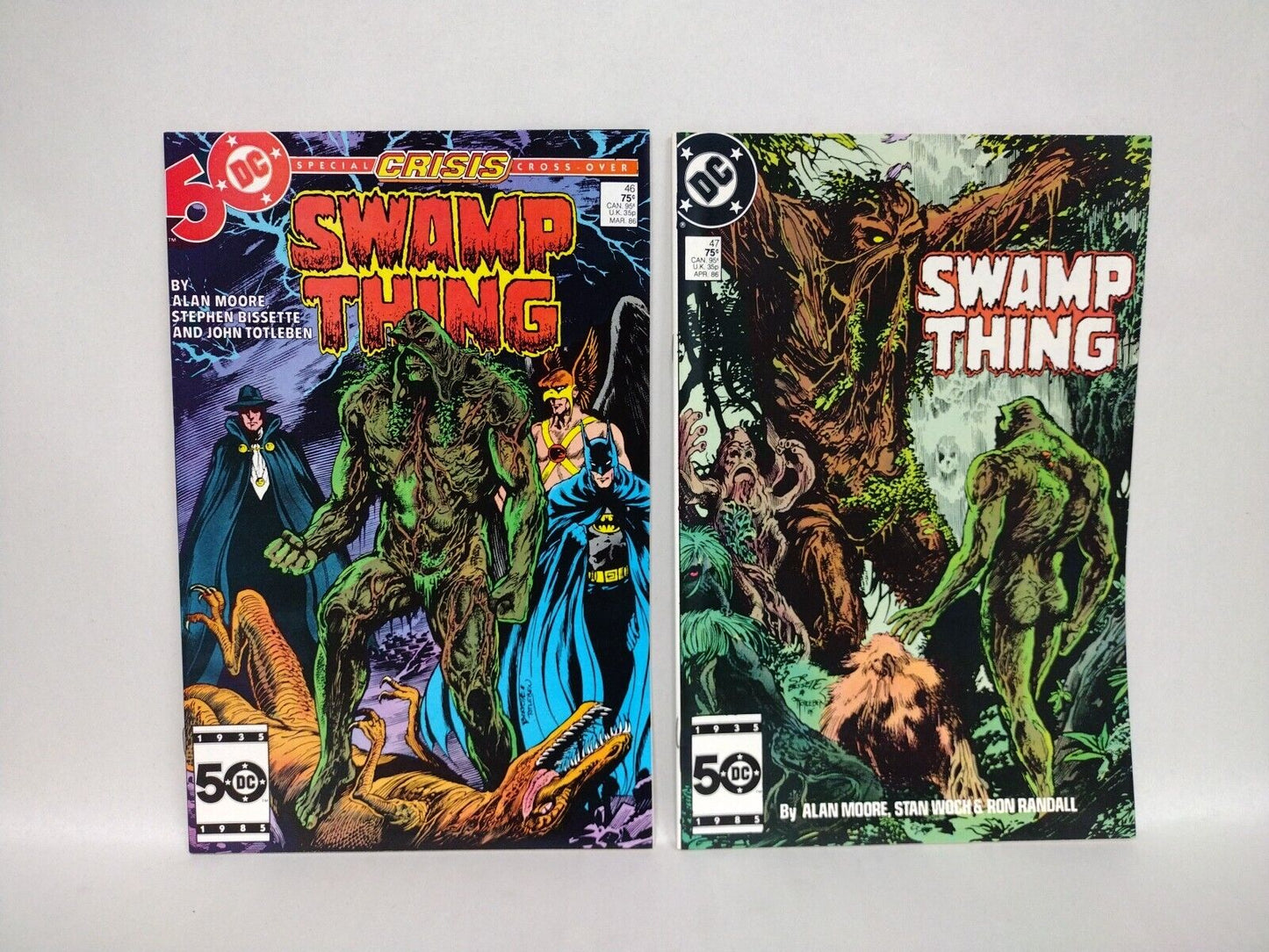 Swamp Thing 1985 DC Comic Lot 42 43 44 45 46 47 48 Alan Moore Bissette Totleben