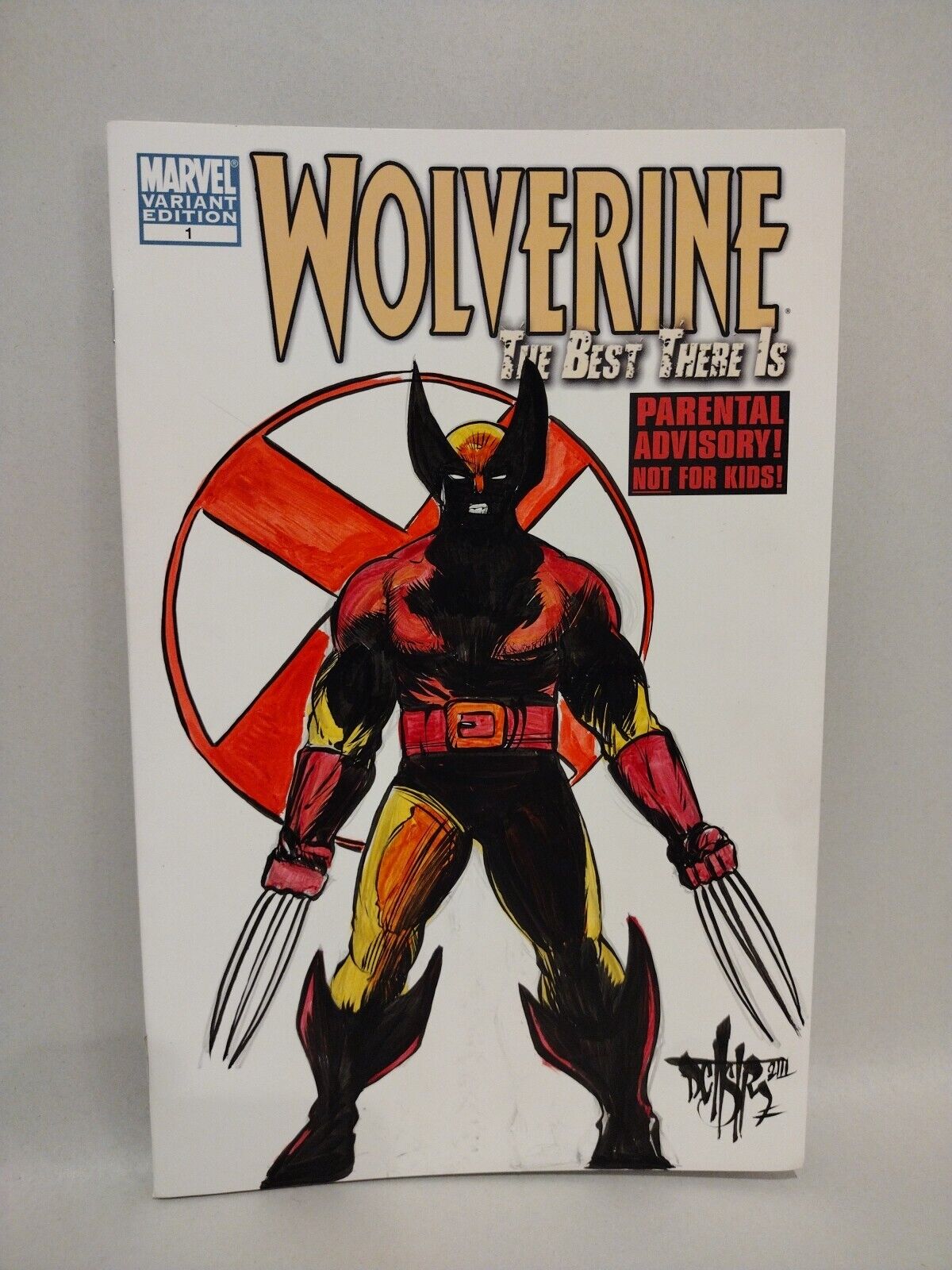 Wolverine The Best There Is #1 (2010) Marvel Sketch Variant Comic W Original Art