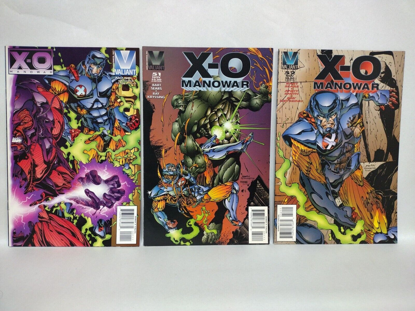 X-O Manowar (1992) Complete Valiant Comic Series #1-67 0 Yearbook Database 