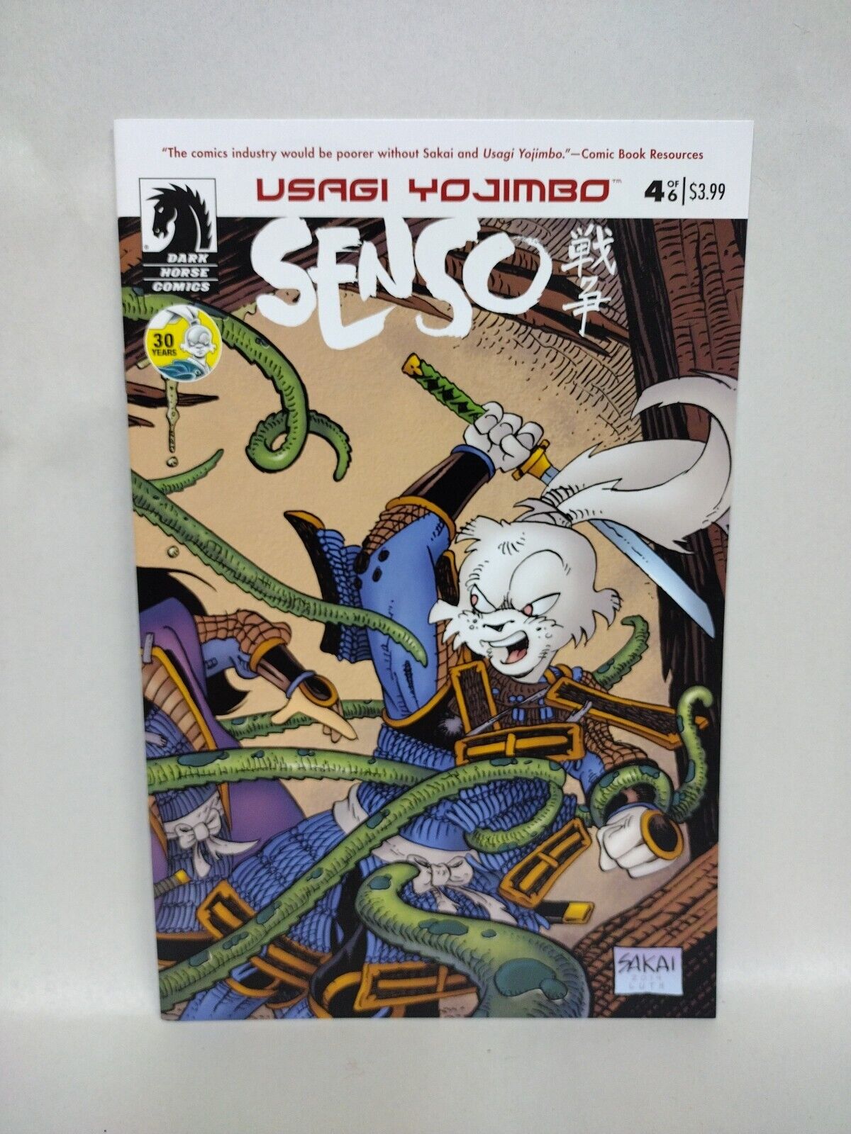 Usagi Yojimbo Senso (2014) Dark Horse Stan Sakai Comic Lot Set #1 2 4 6 VF-NM