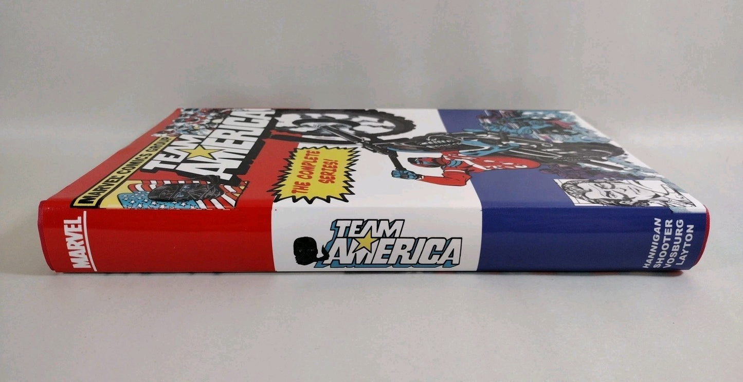 Team America (1982) Marvel Complete Series Custom Bound Comic HC W Dustjacket