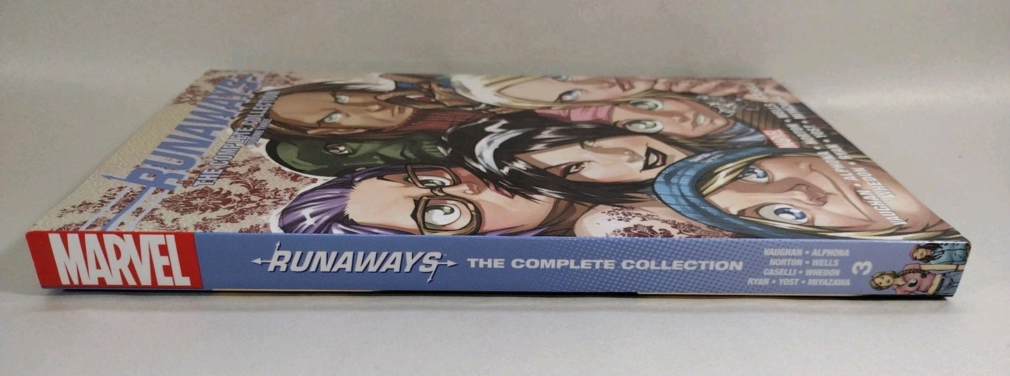 Runaways Complete Collection Vol 3 (2017) Marvel TPB Brian K Vaughn Alphona New