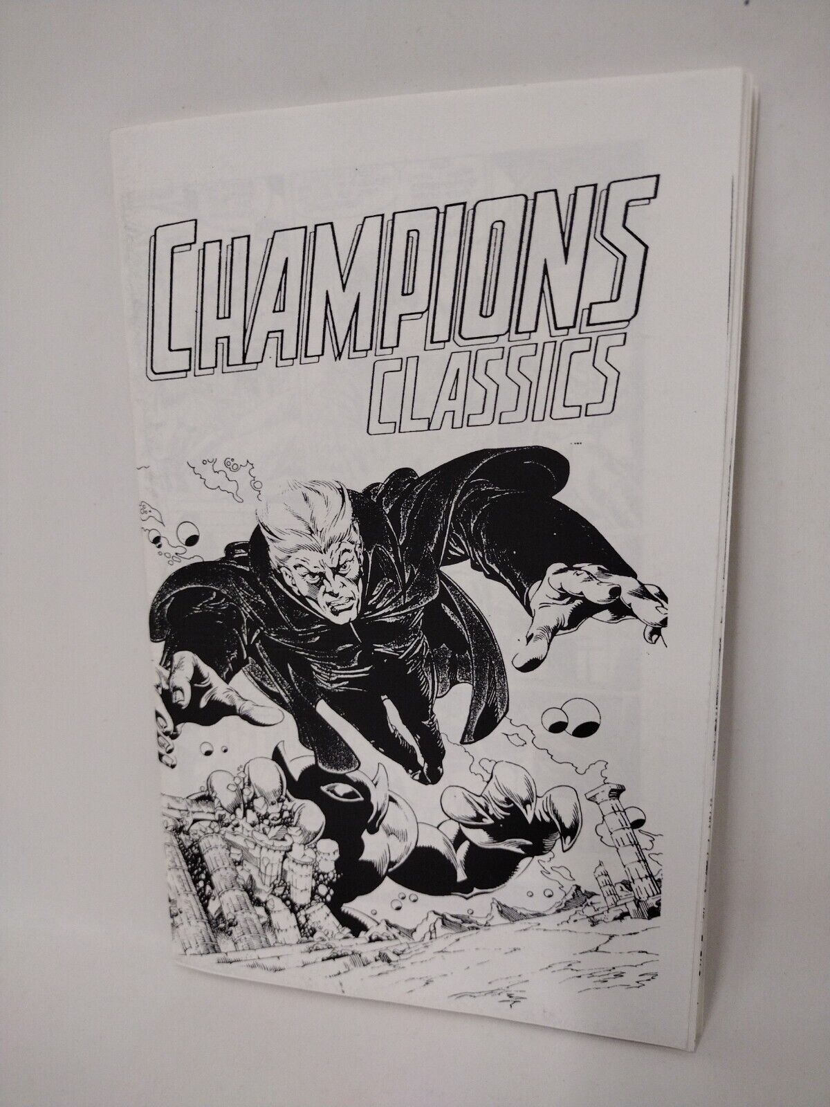 Flare Adventures Champions Classic Flipbook Rare Production Ashcan Mark Beachum