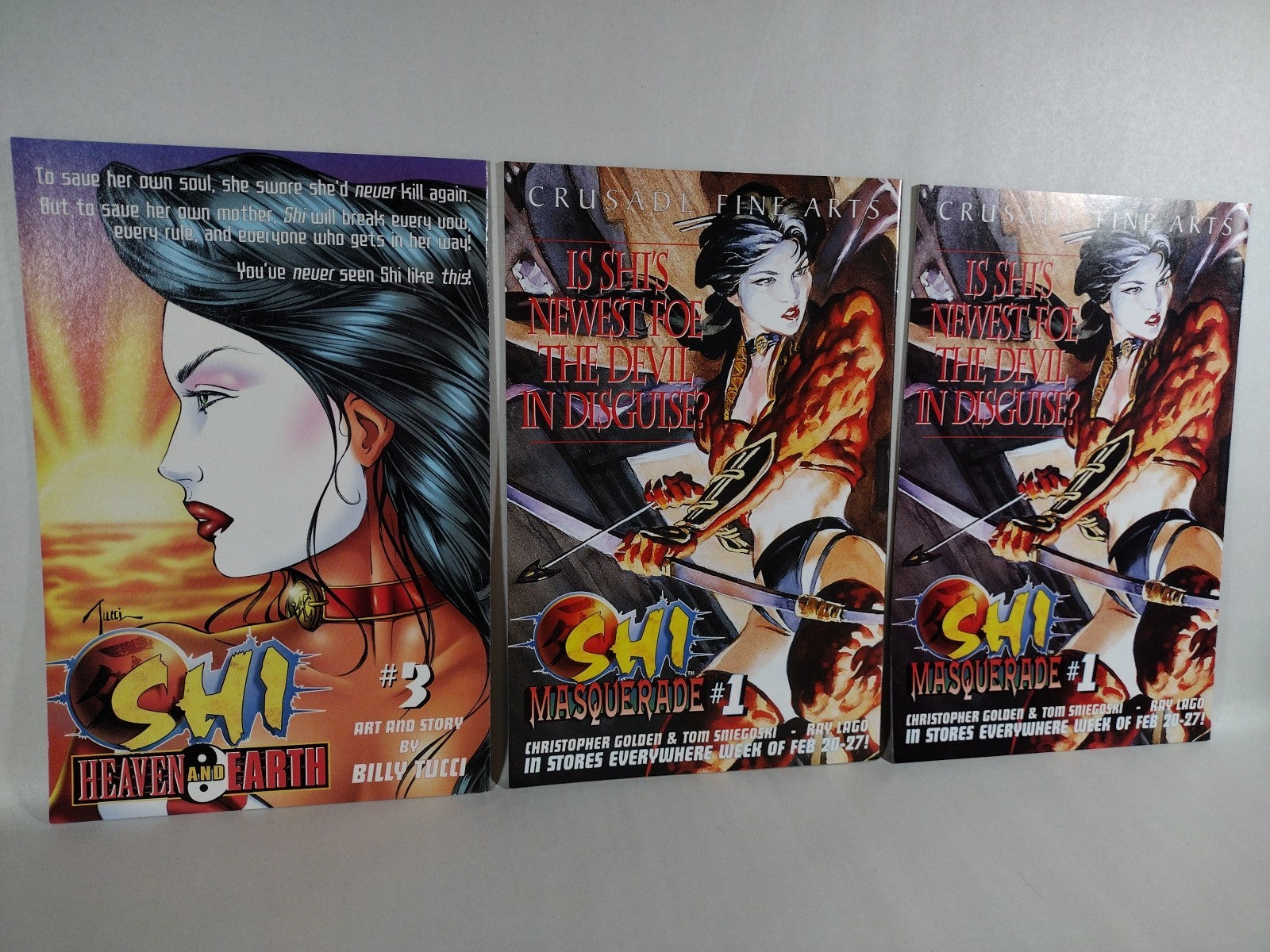 Shi (1997) The Series 1-13 Manga 2000 1-3 1/2 Heaven & Earth 1-4 Grifter 1-2