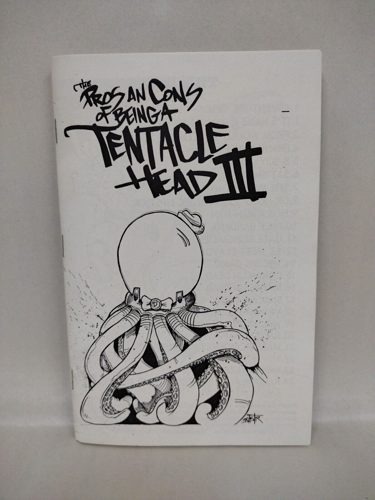 Dave Castr Pros And Cons Of Being A Tentaclehead Sketchbook Series Set Vol 1 2 3