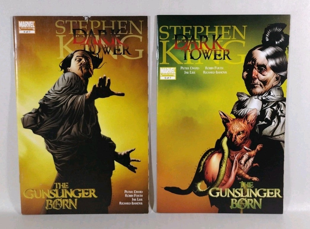 Dark Tower Gunslinger Born Complete 2007 Marvel Comic Set #1-7 Guidebook + Bonus