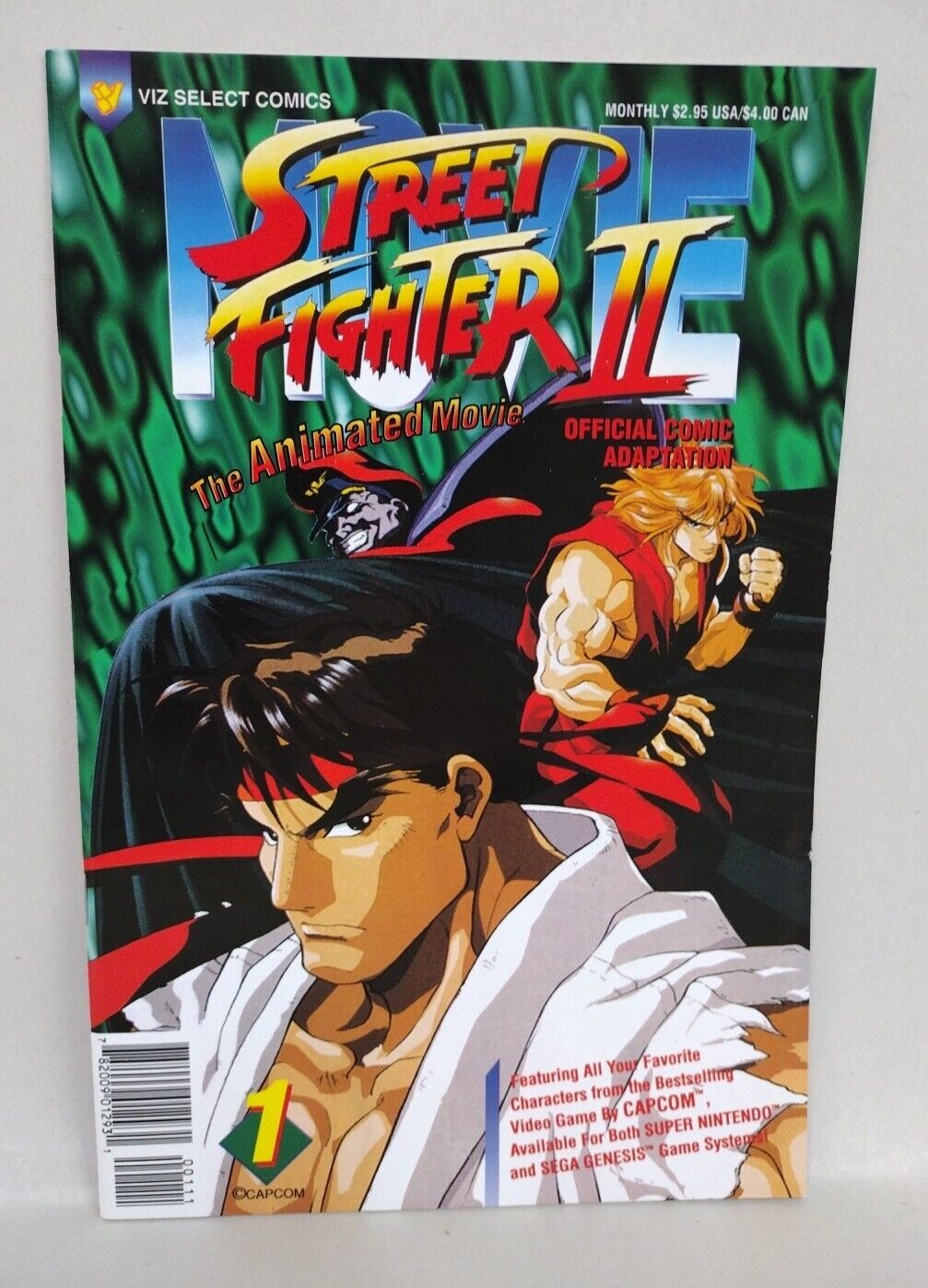 Street Fighter 2 Animated Movie (1994) Viz Comic Lot Set #1 2 4 6 VF-NM