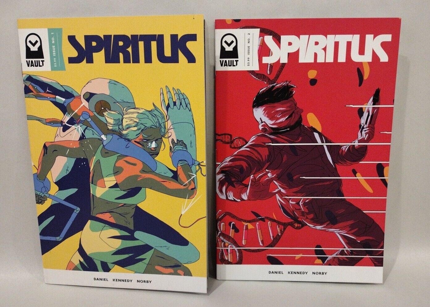 Spiritus (2017) Vault Comic Set #1 2 Tim Daniel Michael Kennedy 