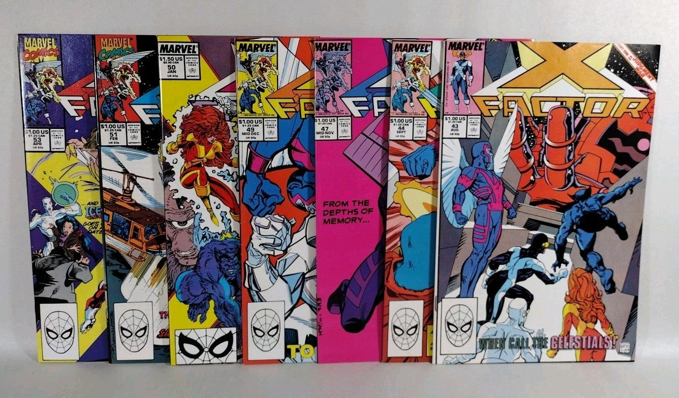 X-Factor (1989) Marvel Archangel Comic Lot Of 7  #43 44 47 49 50 51 53 VF-NM