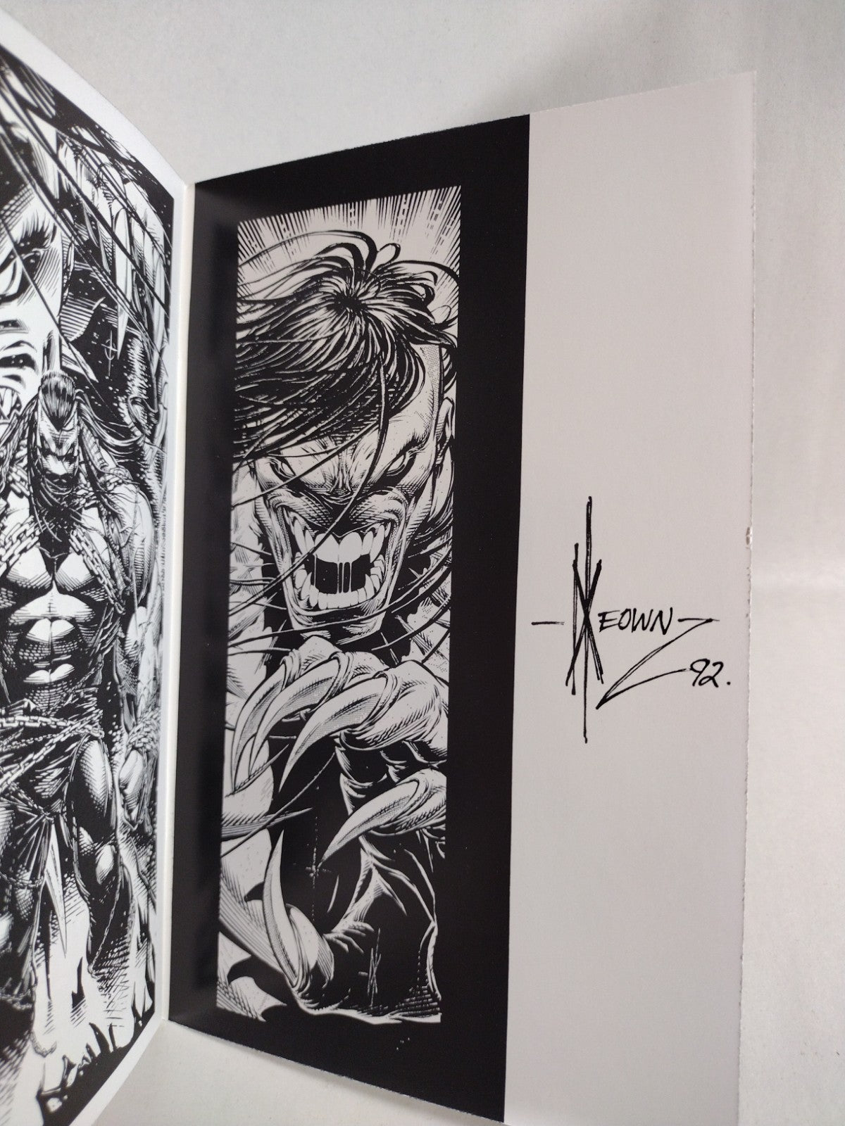 PITT #3 (1993) Image Comic Deluxe Holofoil Embossed Ashcan Signed Keown Hotton