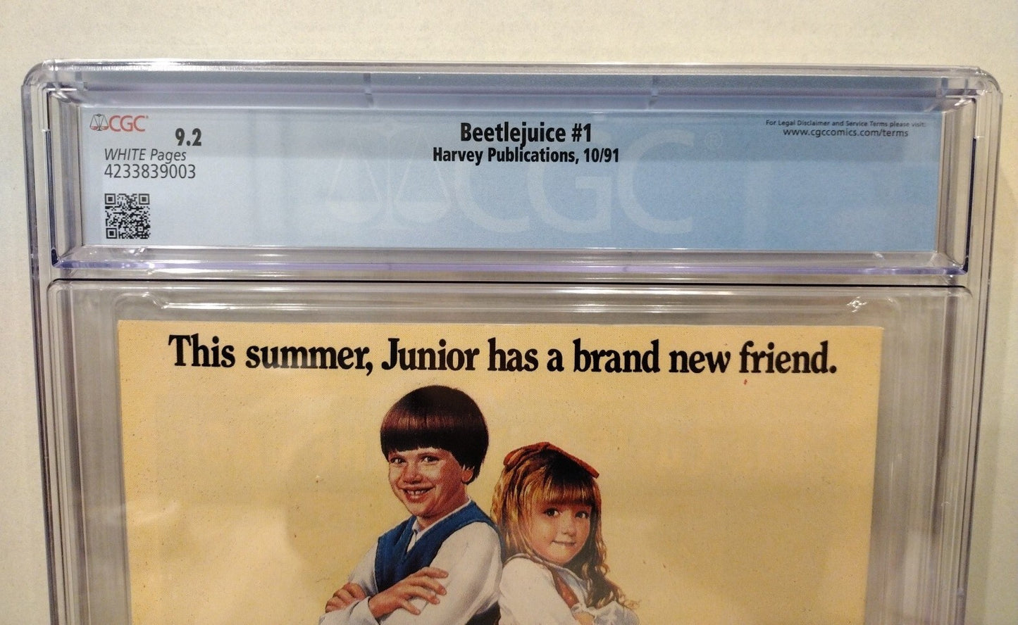 BEETLEJUICE #1 (1991) Harvey Comic 1st Lydia Charles Delia Tim Burton CGC 9.2